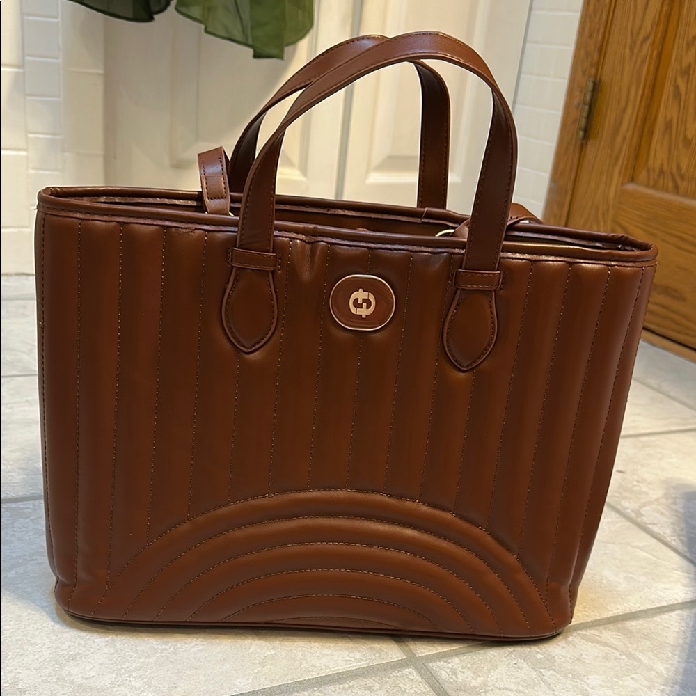 Tried and Tru Elegant Brown Tote Bag
